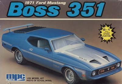 mustang plastic model car kits