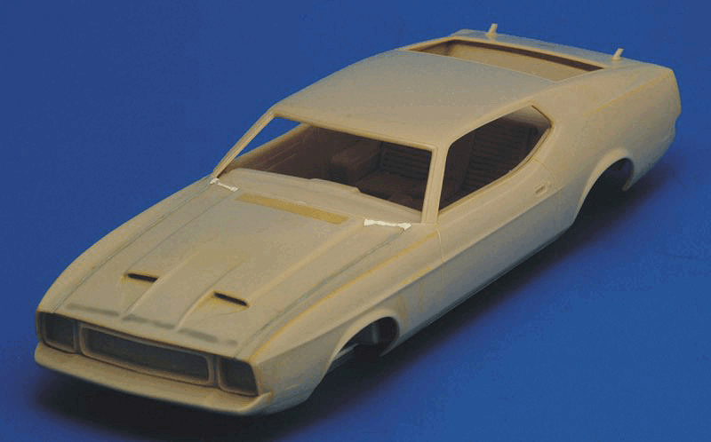 MPC #846 1/25 1973 Ford Mustang Plastic Model Customizing Kit 