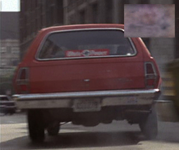 Extreme long shot question about a sticker on a movie car Model